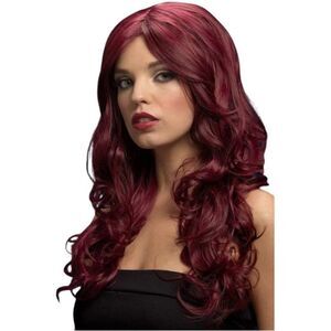 New Women fiery sexy Red Hot Halloween Soft Wave Imported Fever Wig One Size